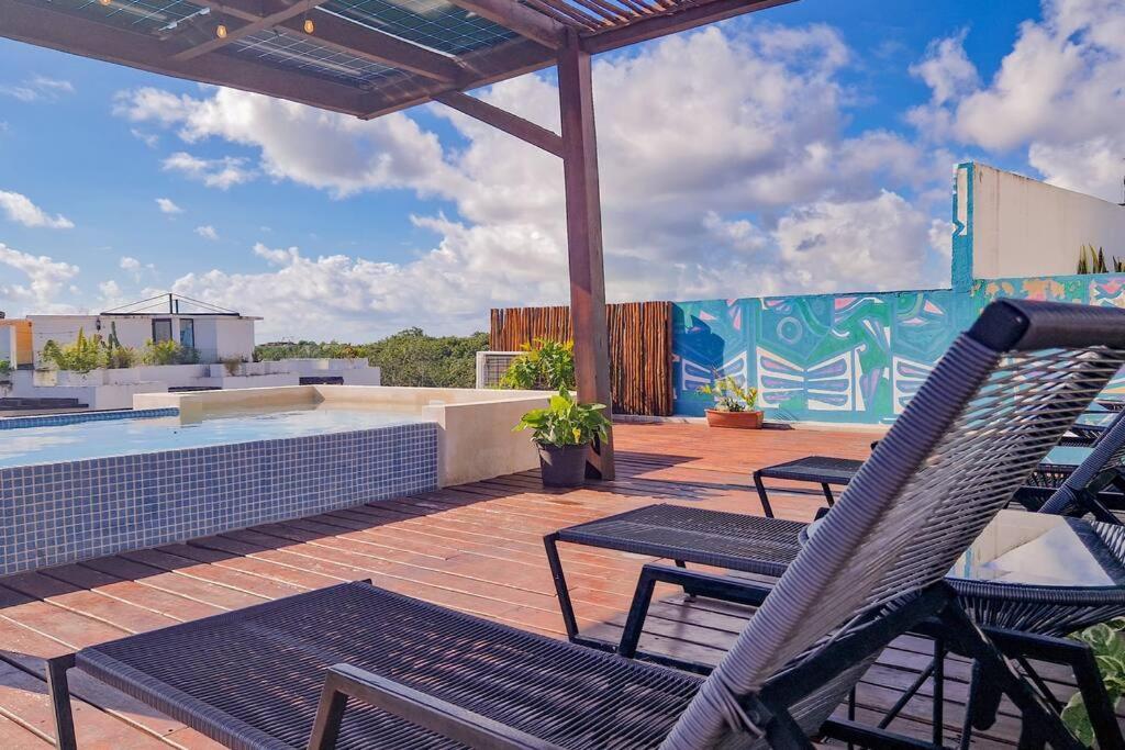 Eco-Friendly And Modern Loft 4 By Noox Apartment Tulum Exterior photo